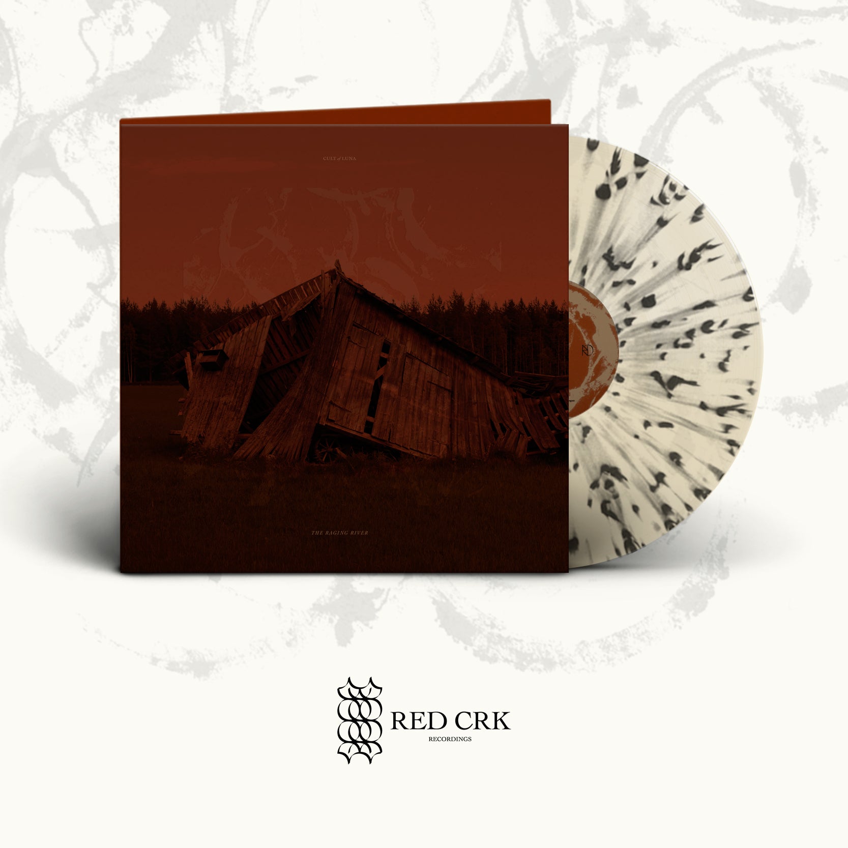 CULT OF LUNA - The Raging River LP Milky Clear w/Black Splatter