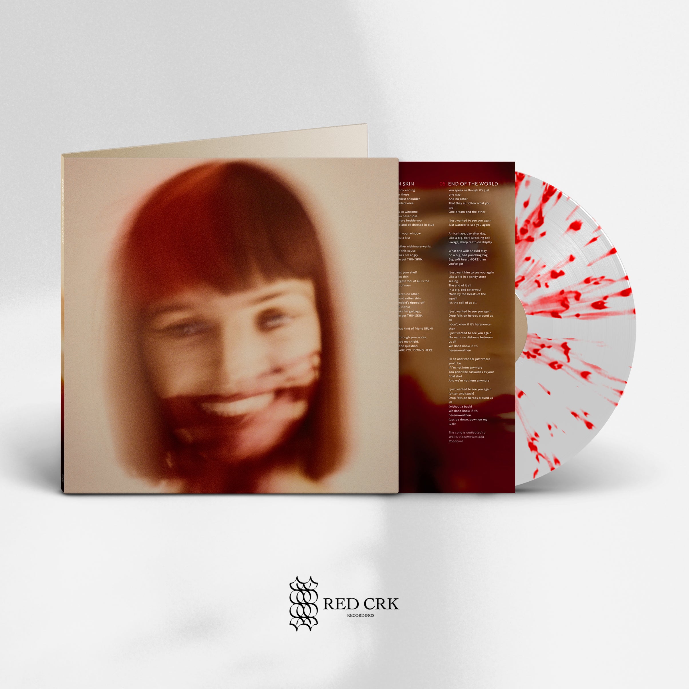 JULIE CHRISTMAS - Ridiculous And Full Of Blood Transparent w/Blood Red Splatter LP LTD TO 300
