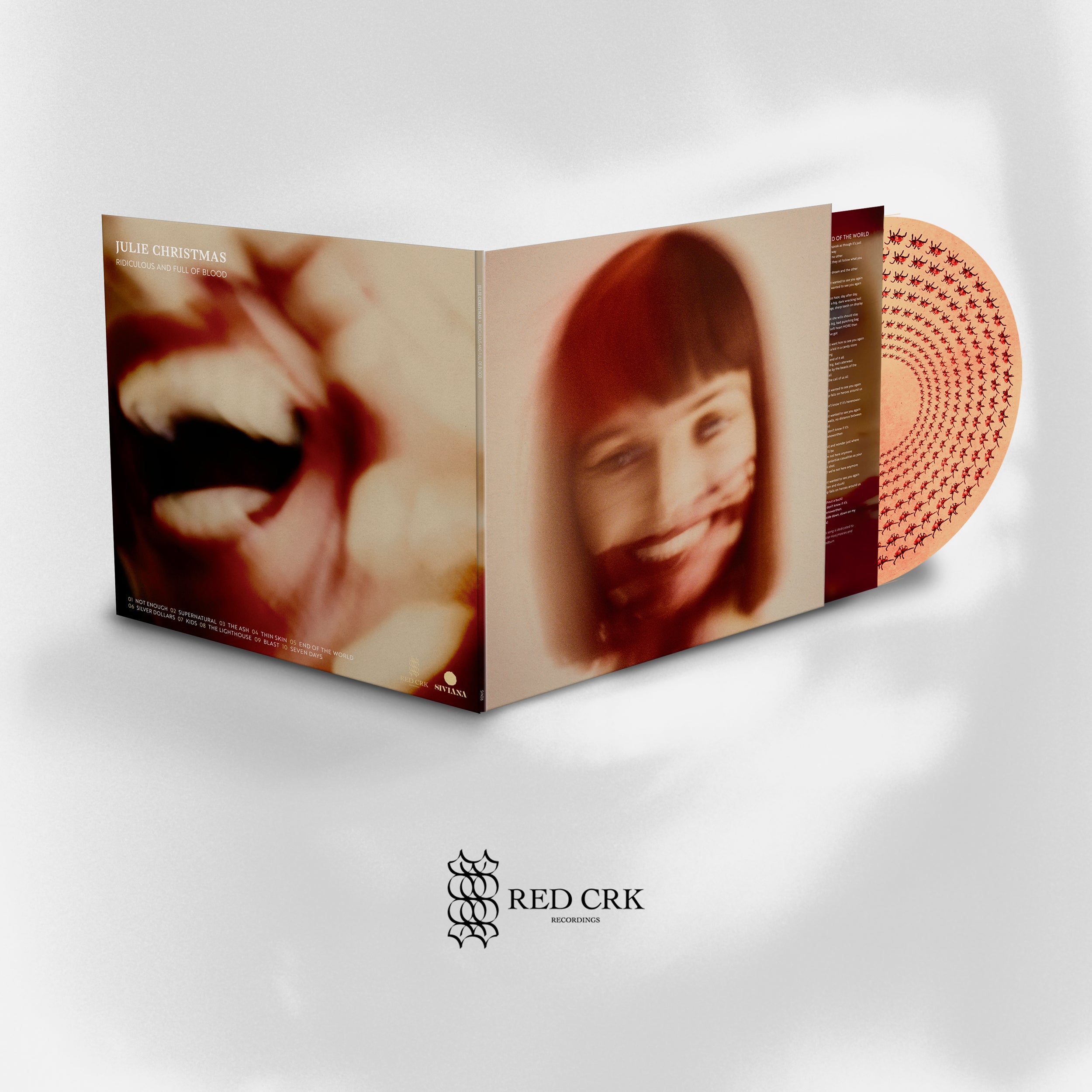 JULIE CHRISTMAS - Ridiculous And Full Of Blood Animated Picture Disc LP LTD TO 500 COPIES