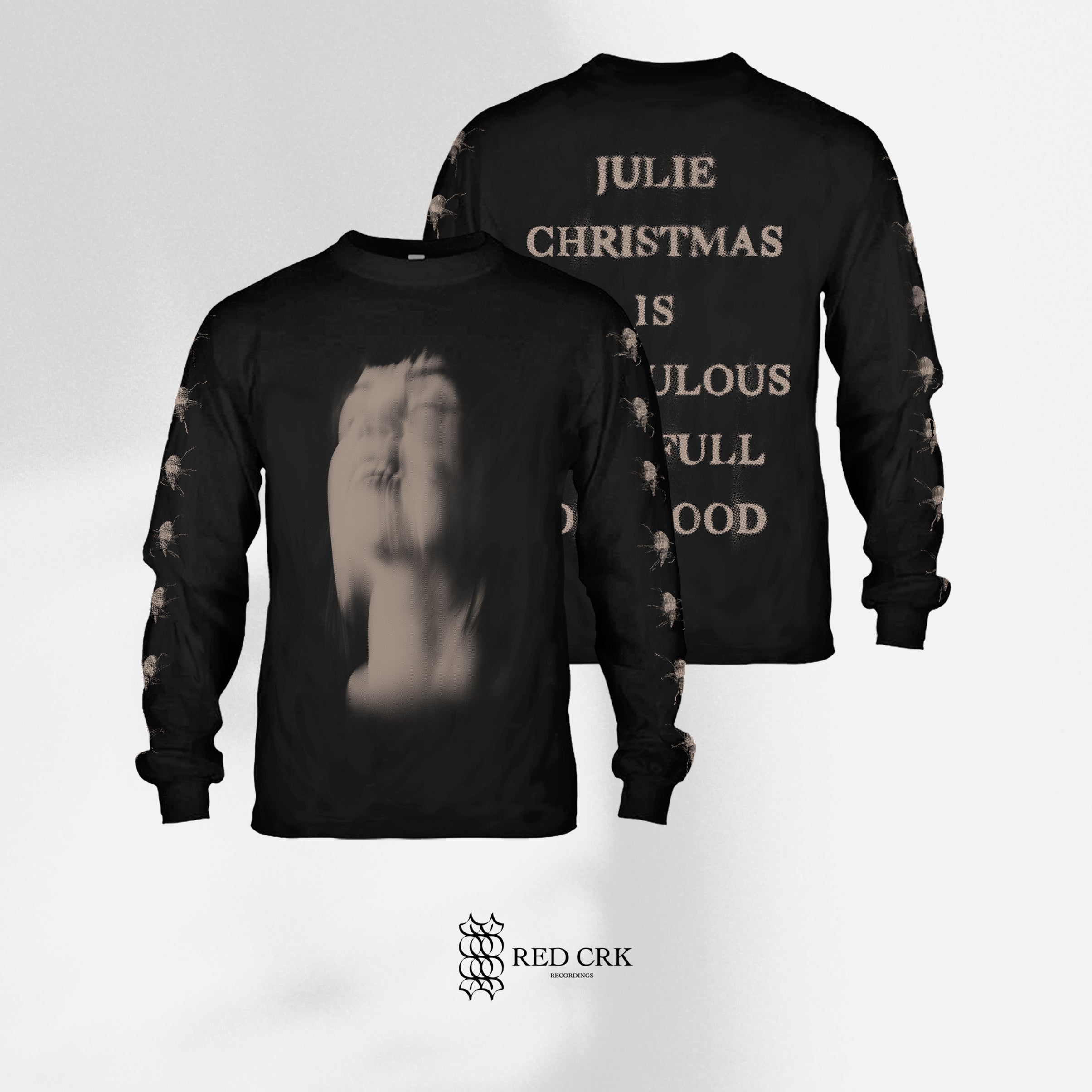 JULIE CHRISTMAS - Ridiculous And Full of Blood Screaming Long Sleeve (Pre-Order)