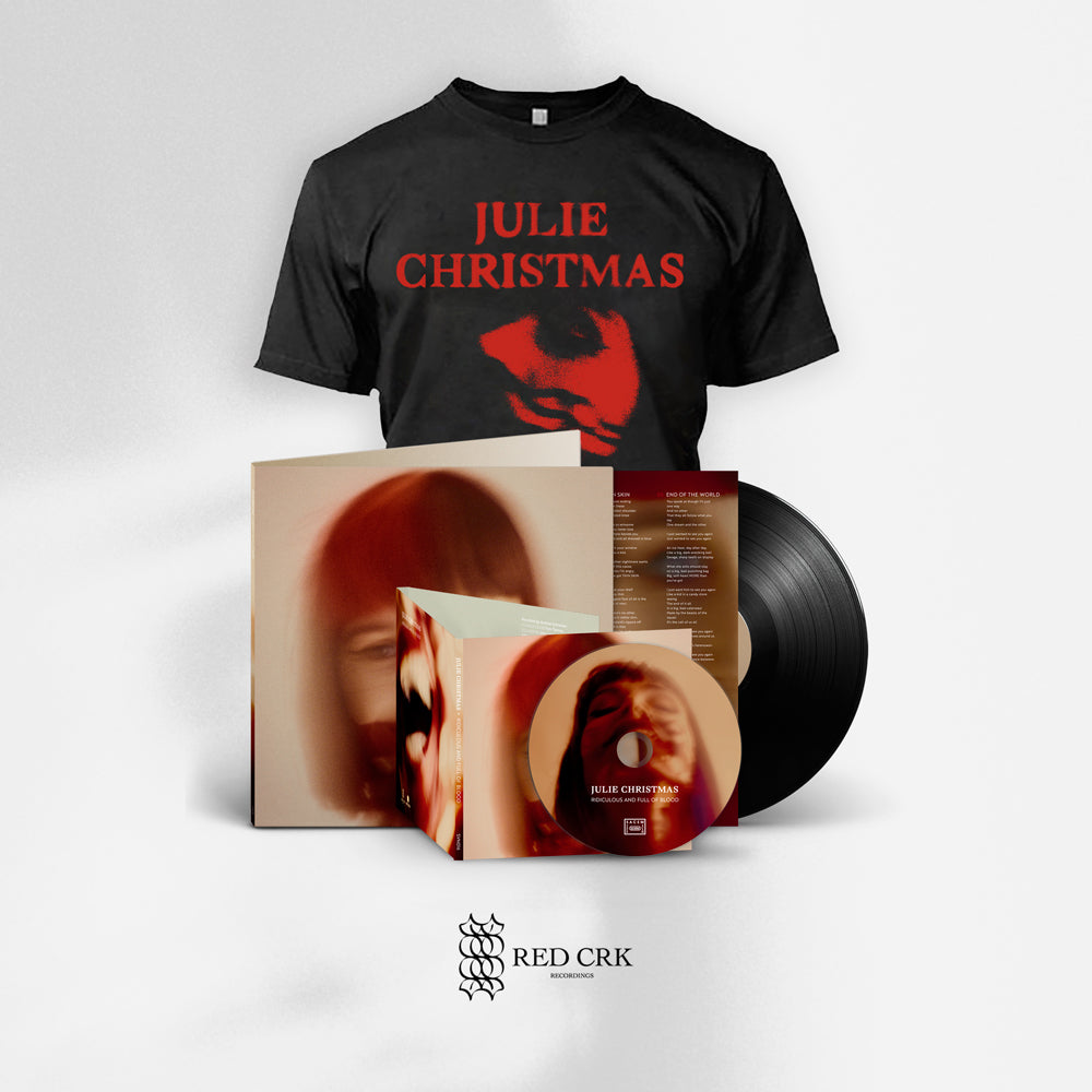 JULIE CHRISTMAS - Ridiculous And Full of Blood (LP) + CD Digipack + T-Shirt Bundle (Pre-Order)